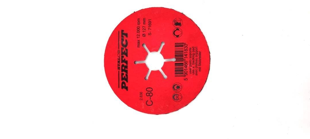 Tarcza szlifierska ceramiczna 127 mm G80 Stalco