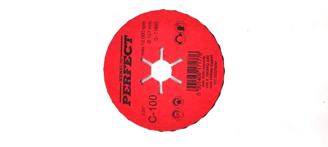 Tarcza szlifierska ceramiczna 127 mm G100 Stalco